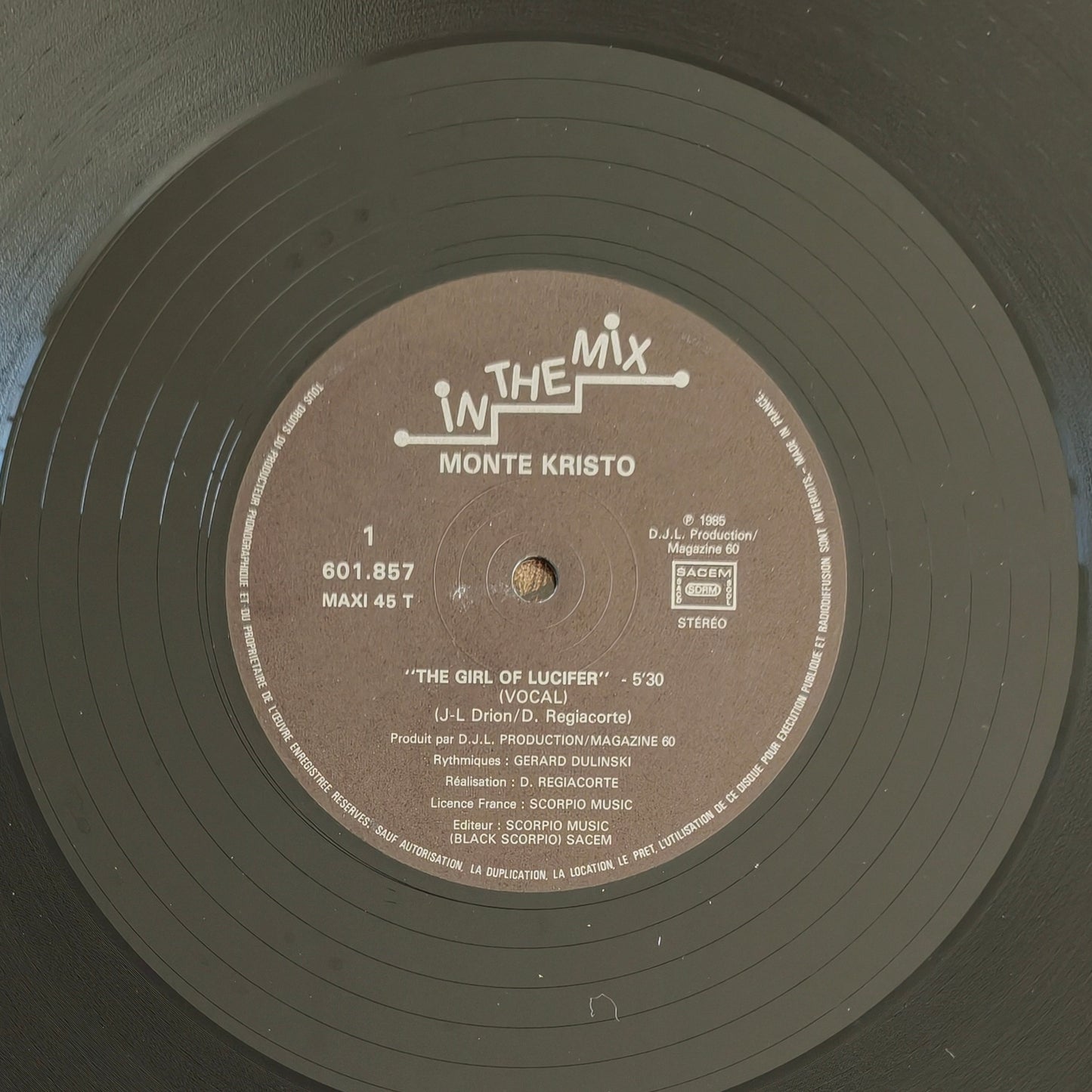 MONTE KRISTO - The Girl Of Lucifer