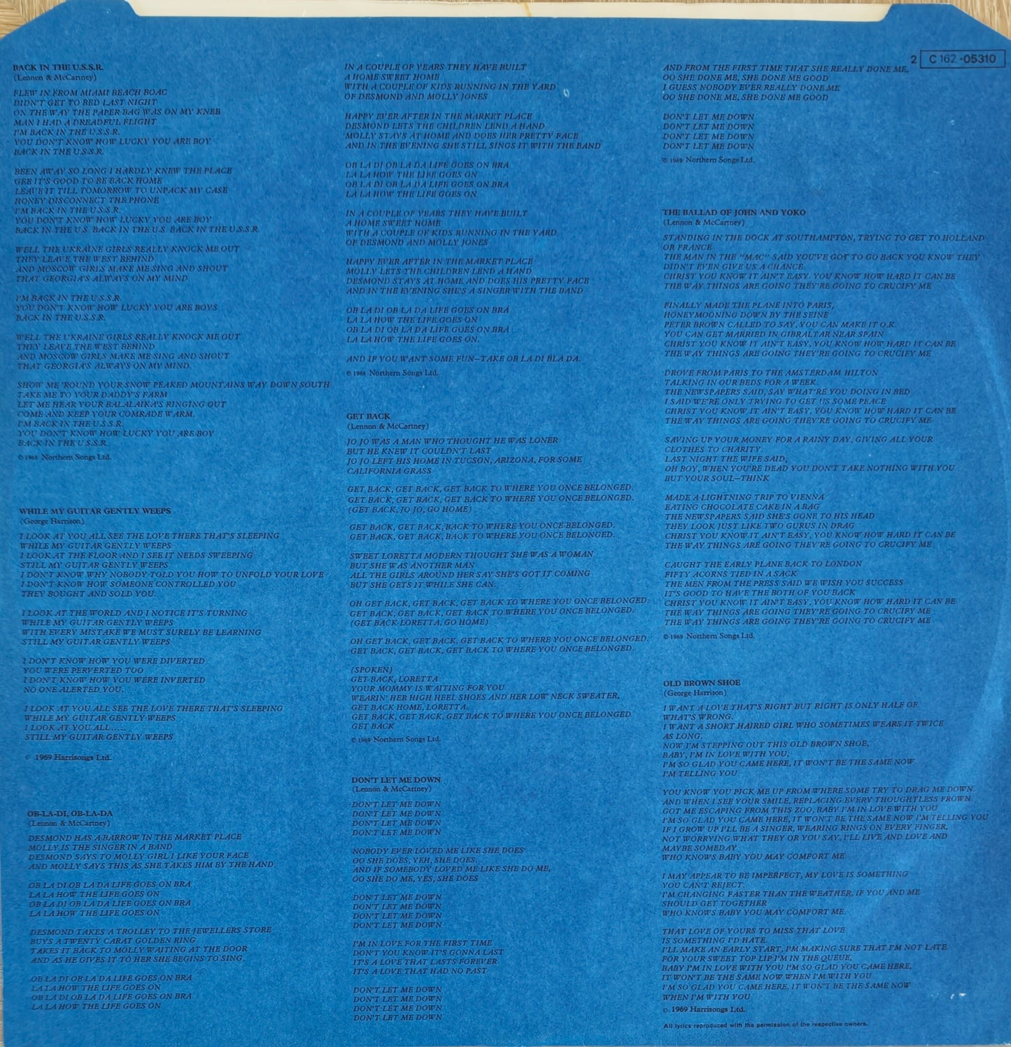 THE BEATLES - 1967-1970