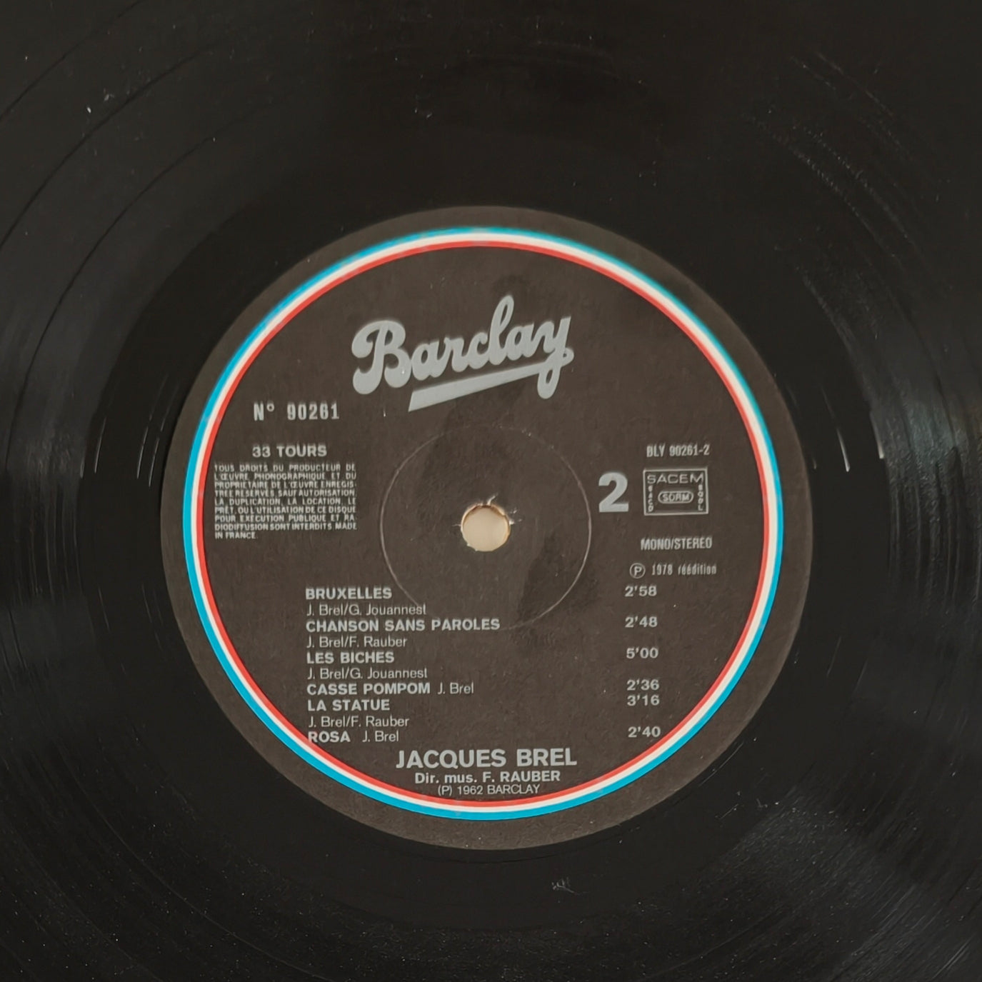JACQUES BREL - Le Plat Pays 1