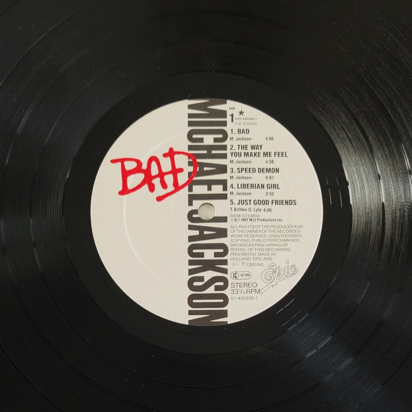 MICHAEL JACKSON - Bad