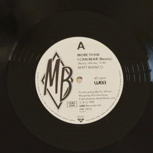 MATT BIANCO - More Than I Can Bear (Remix)