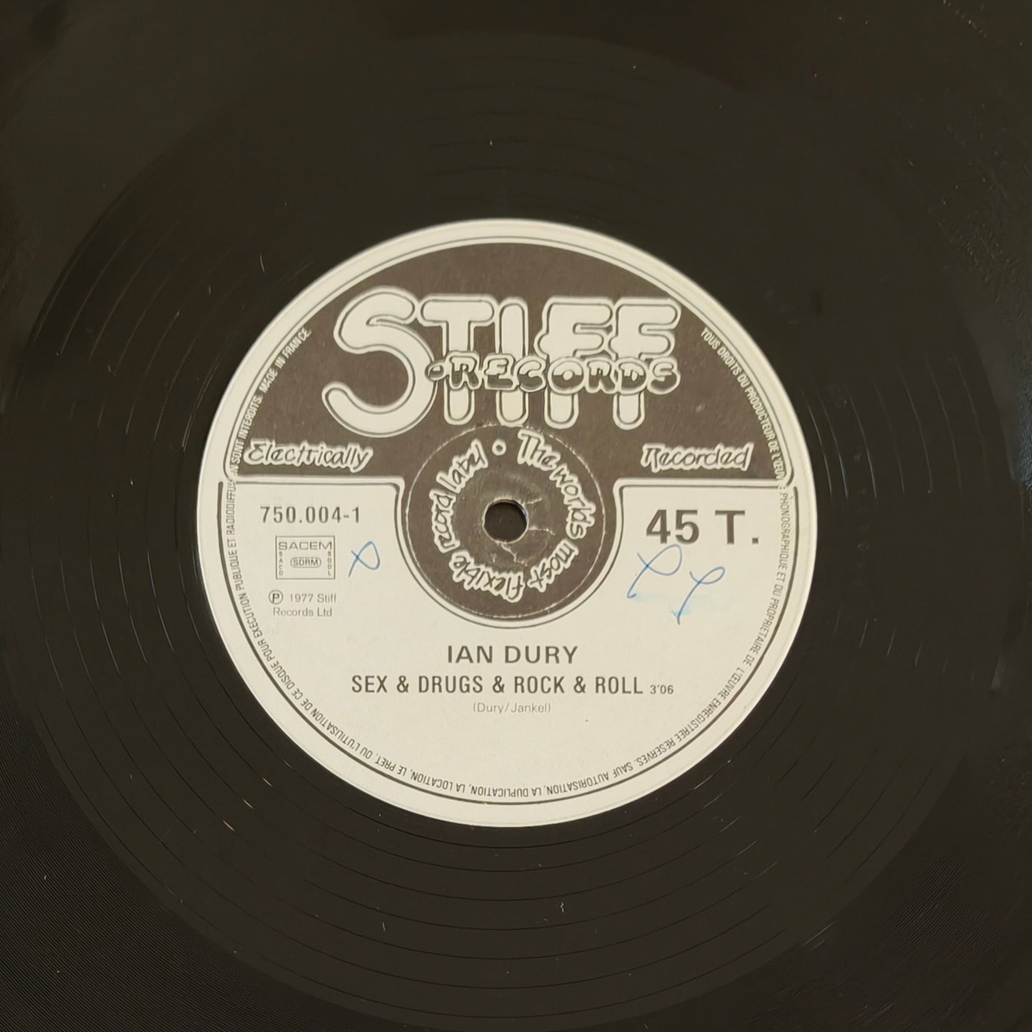 IAN DURY - Sex & Drugs & Rock & Roll