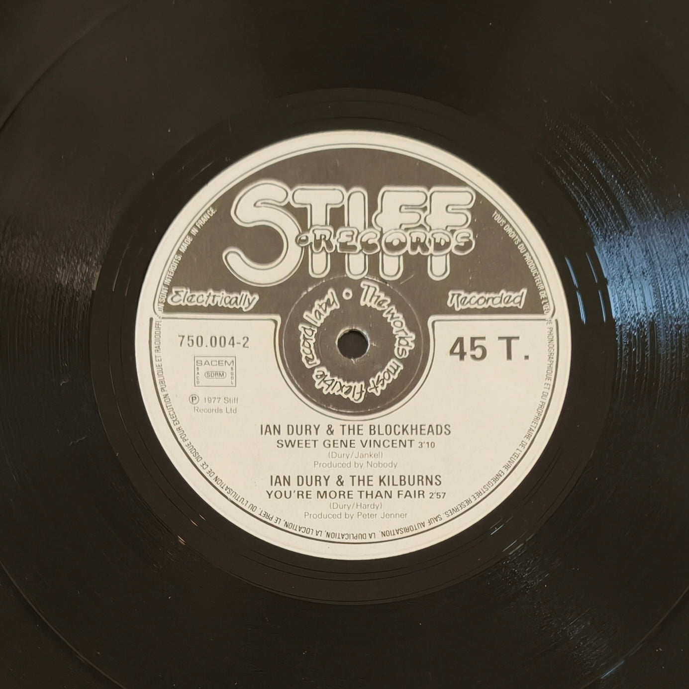 IAN DURY - Sex & Drugs & Rock & Roll