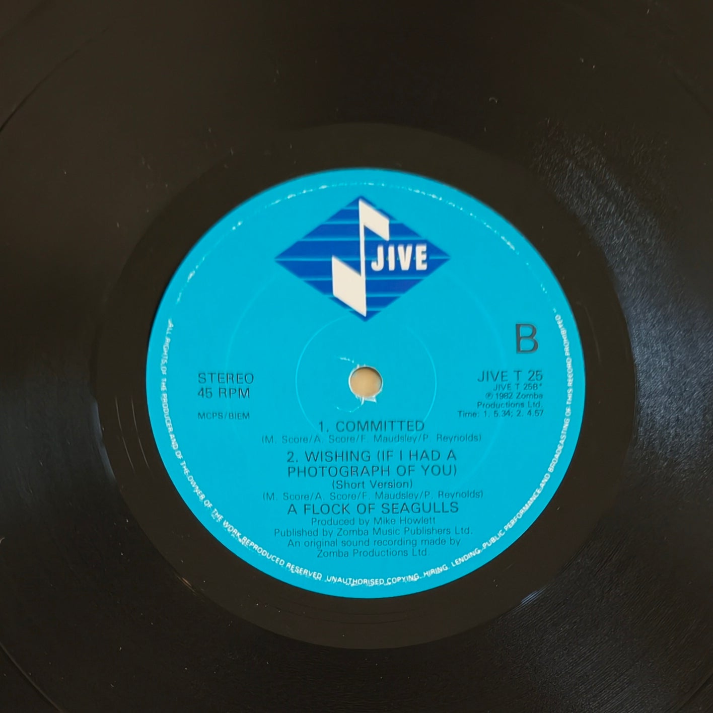 A FLOCK OF SEAGULLS - Wishing (If I Had A Photograph Of You) (Pressage UK)