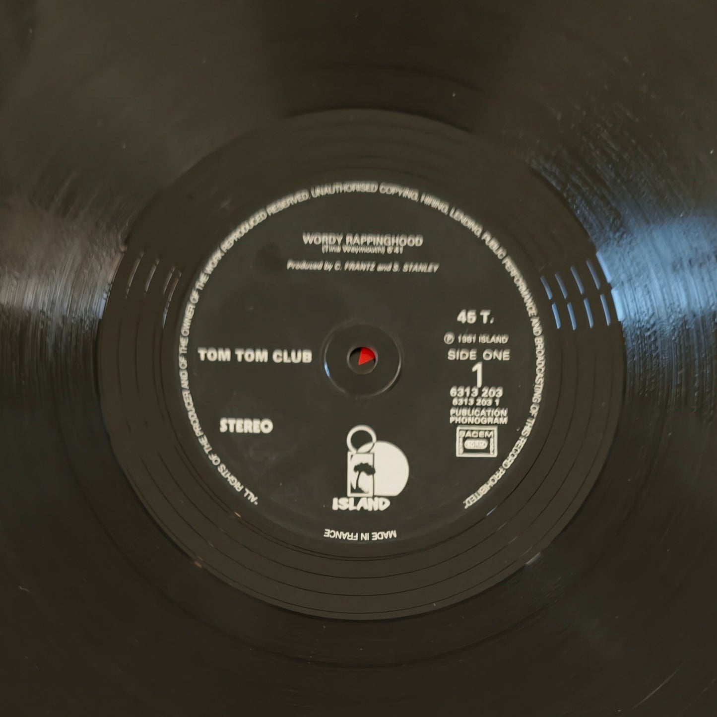 TOM TOM CLUB - Wordy Rappinghood