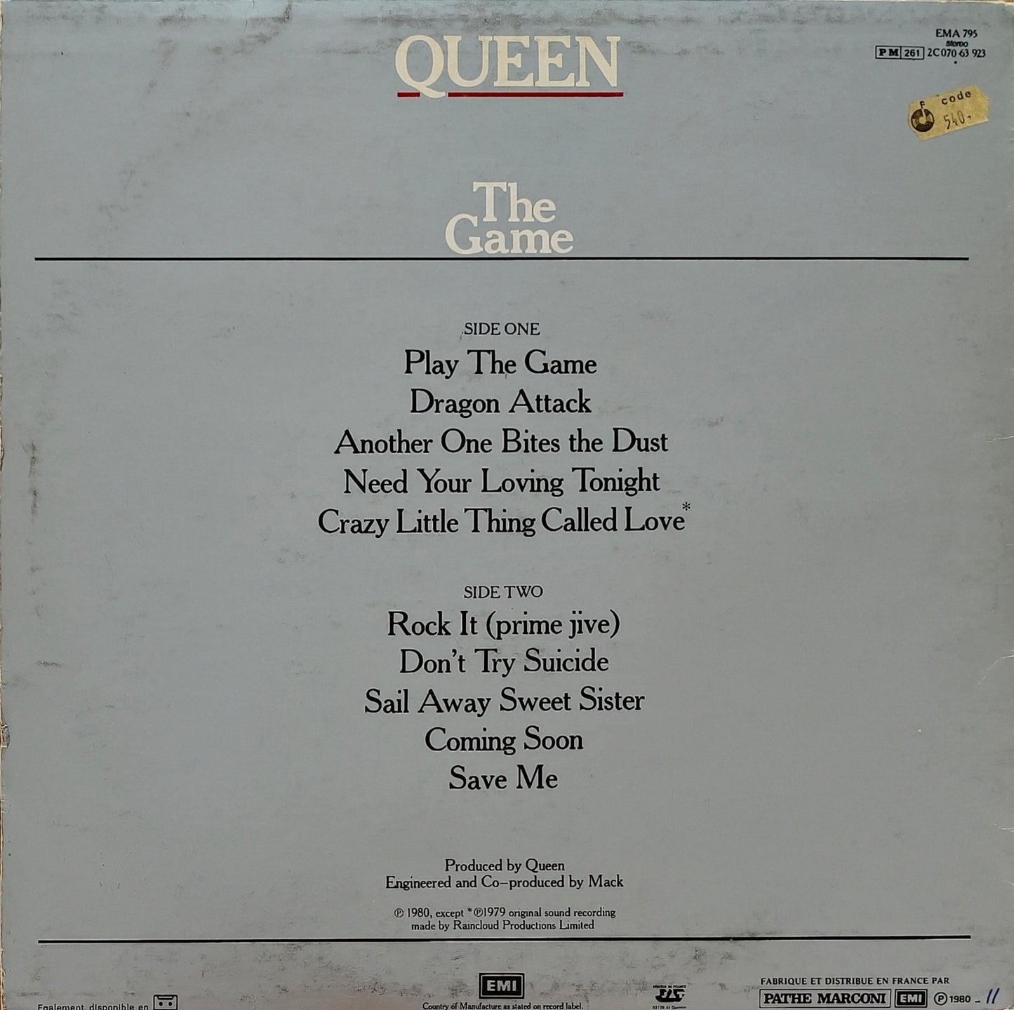 QUEEN - The Game