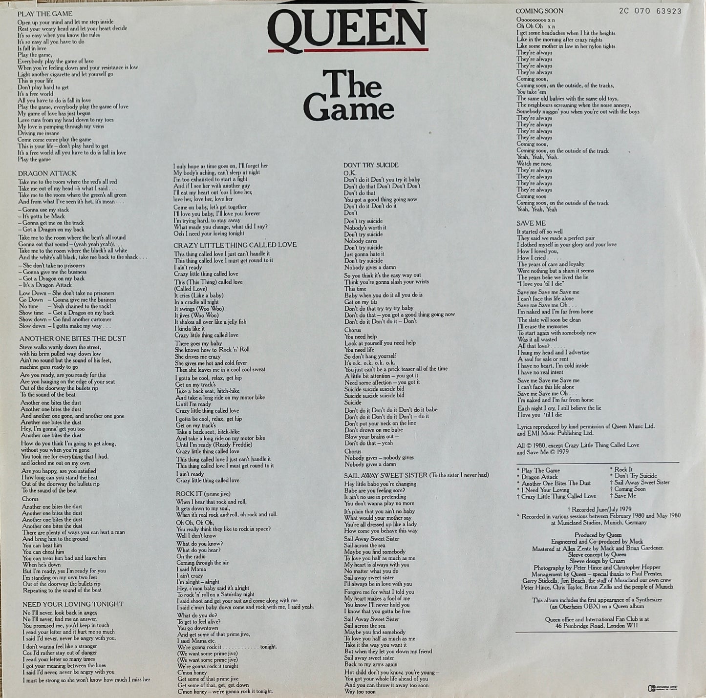 QUEEN - The Game