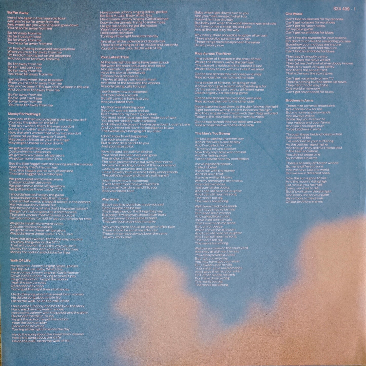 DIRE STRAITS - Brothers In Arms