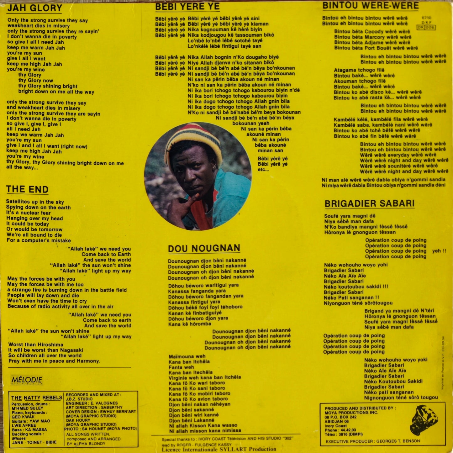 ALPHA BLONDY AND THE NATTY REBELS - Jah Glory