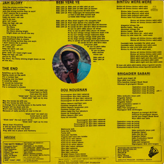 ALPHA BLONDY AND THE NATTY REBELS - Jah Glory