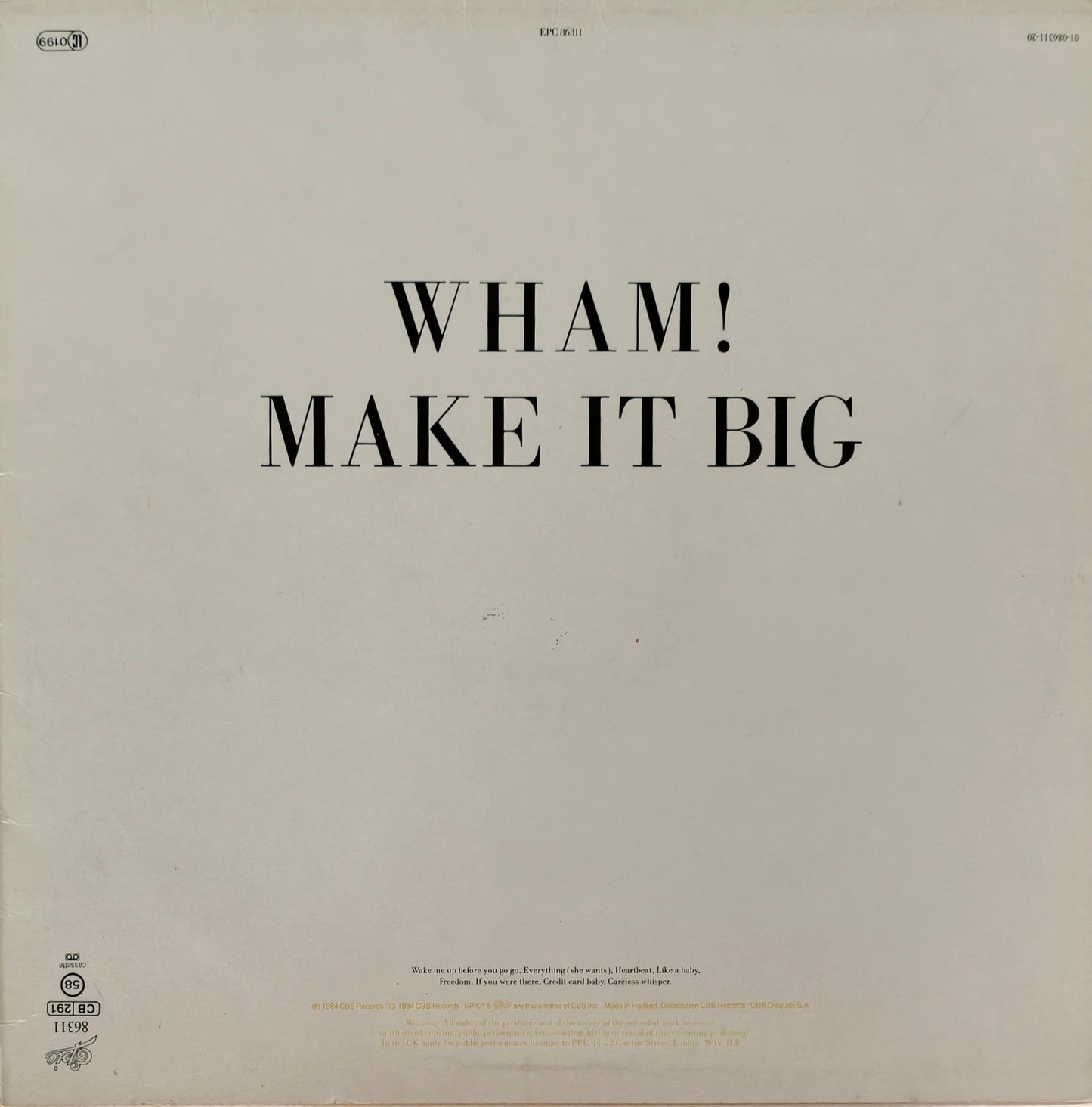 WHAM! - Make It Big