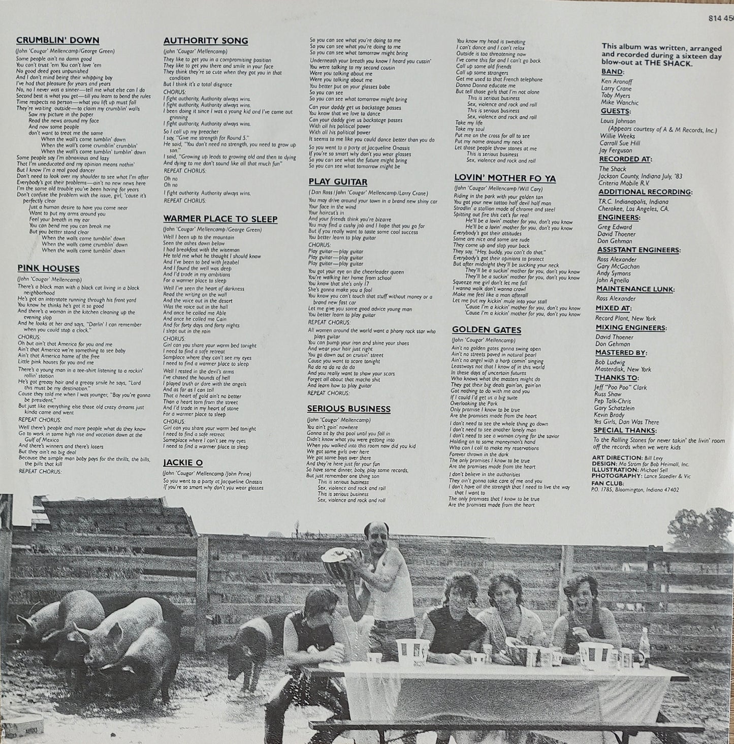 JOHN COUGAR MELLENCAMP - Uh-Huh