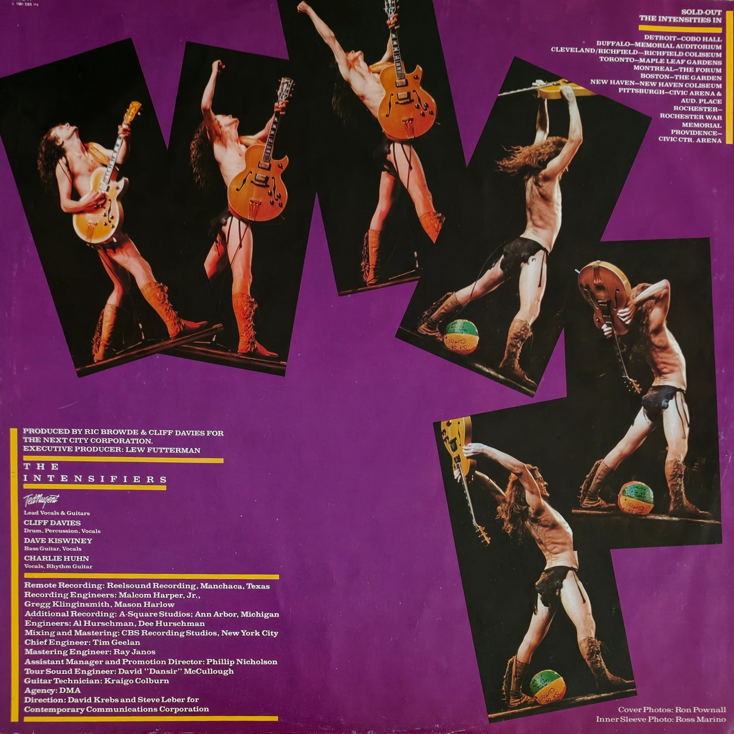 TED NUGENT -Intensities In 10 Cities