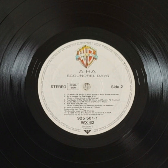 A-HA - Scoundrel Days