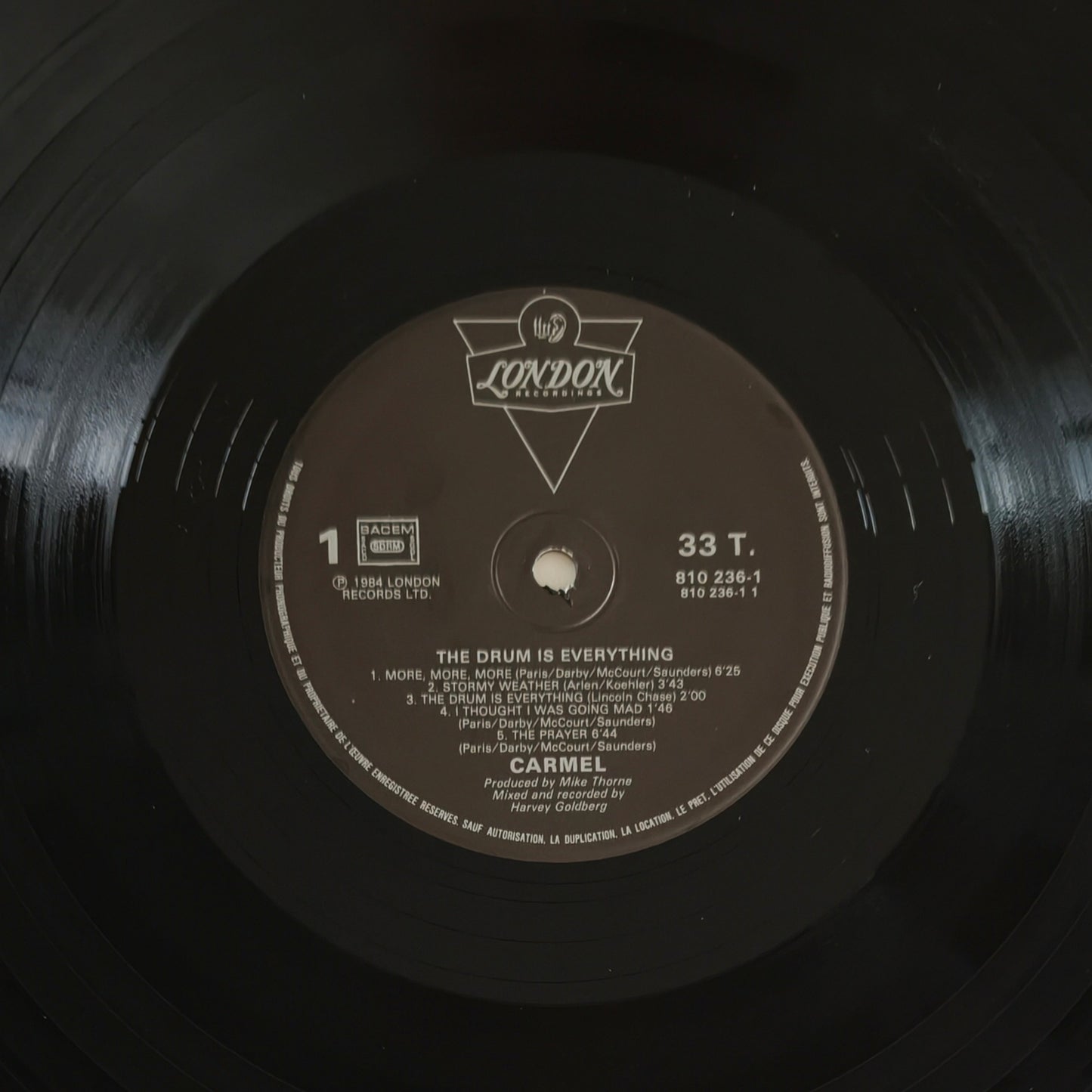 CARMEL - The Drum Is Everything
