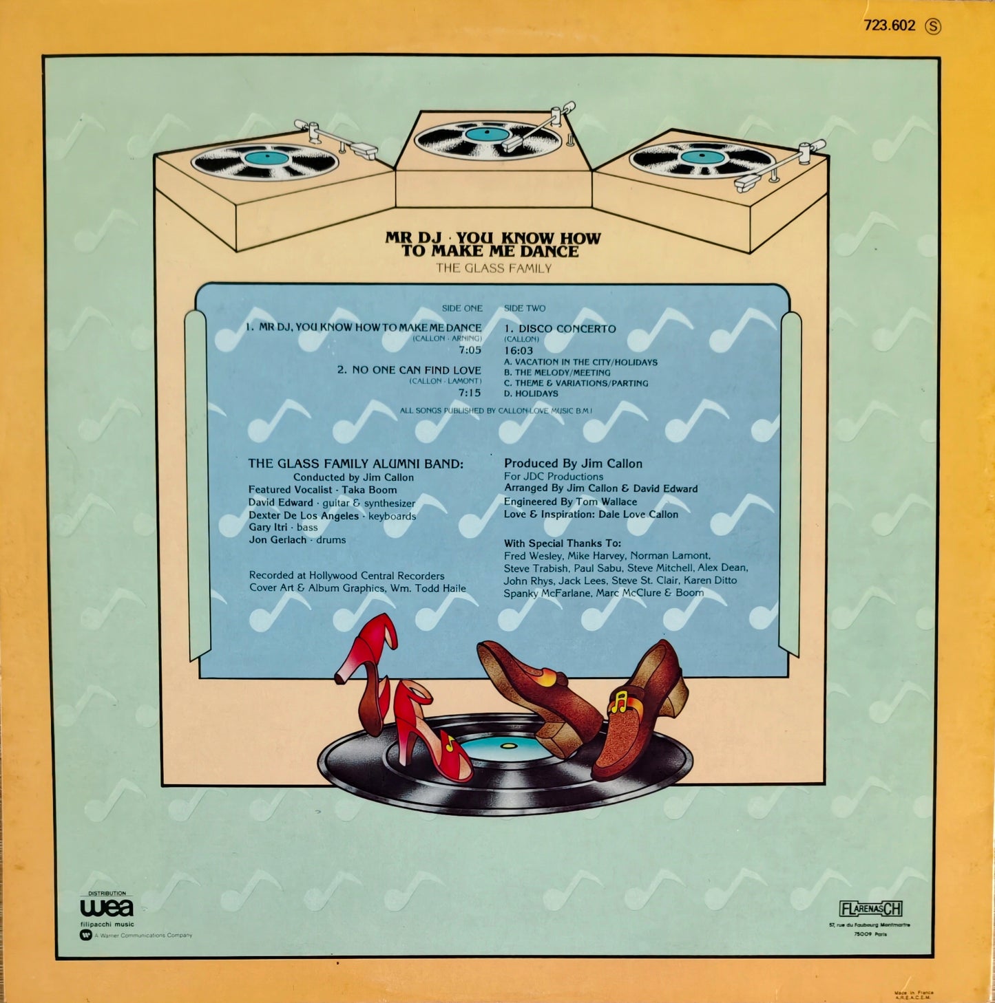 THE GLASS FAMILY - Mr DJ, You Know How To Make Me Dance