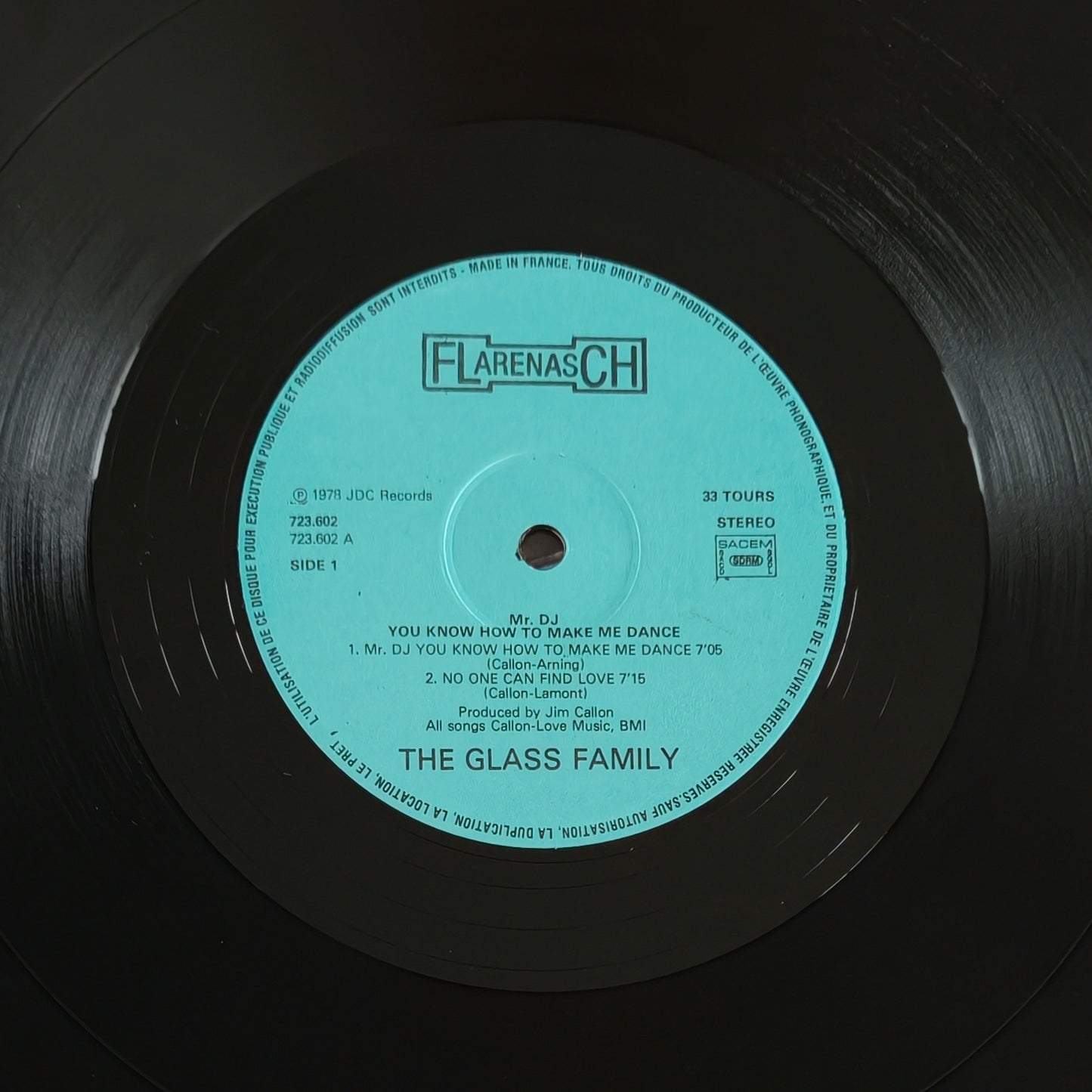 THE GLASS FAMILY - Mr DJ, You Know How To Make Me Dance