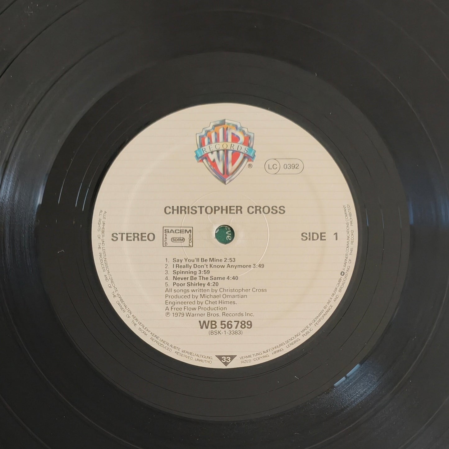 CHRISTOPHER CROSS - Christopher Cross