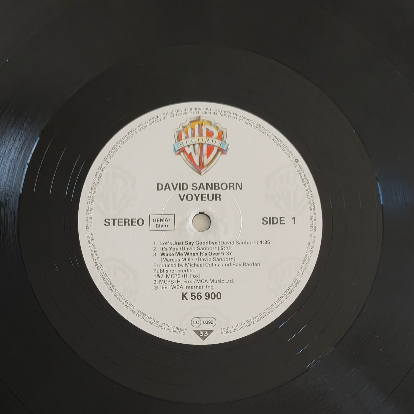 DAVID SANBORN - Voyeur