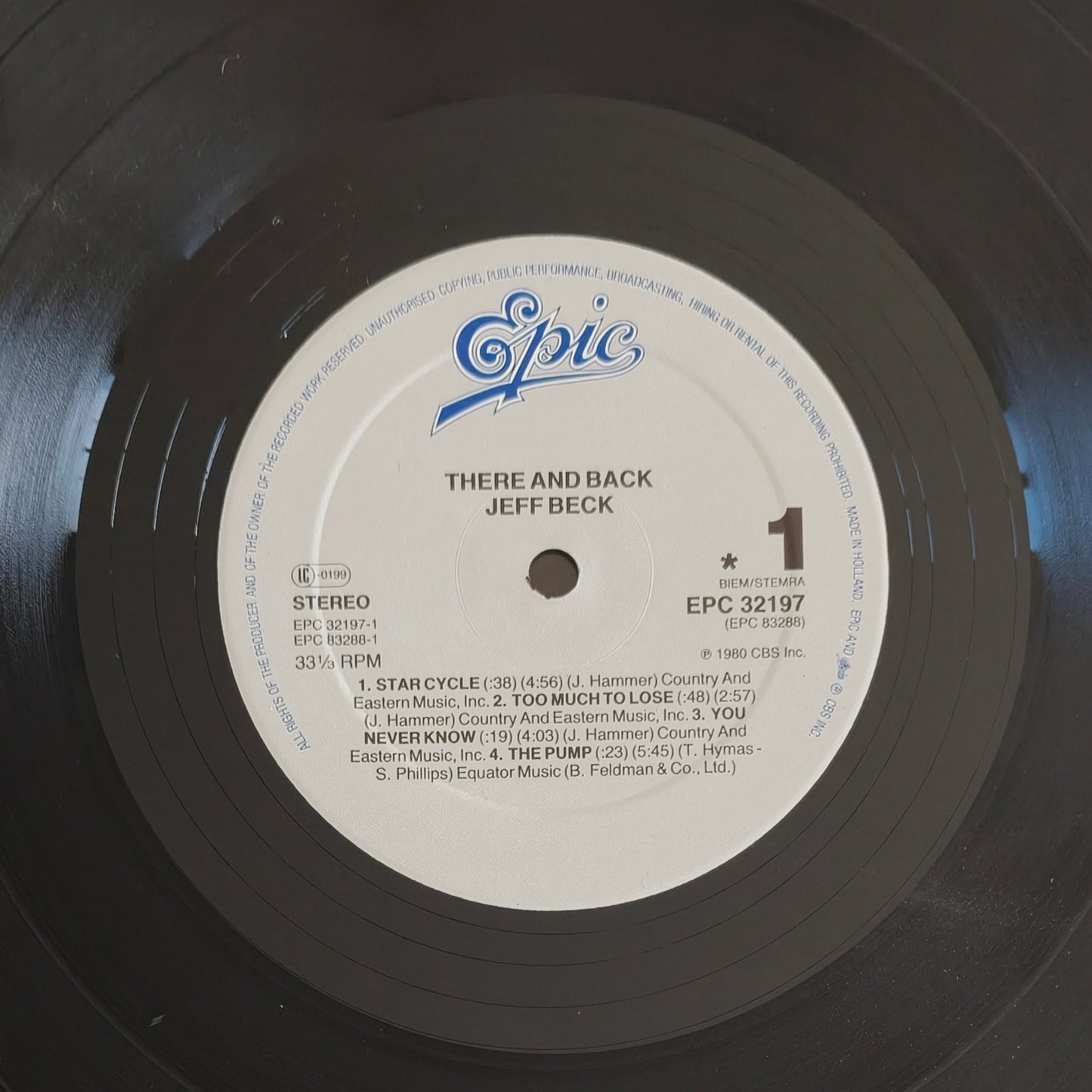 JEFF BECK - There & Back