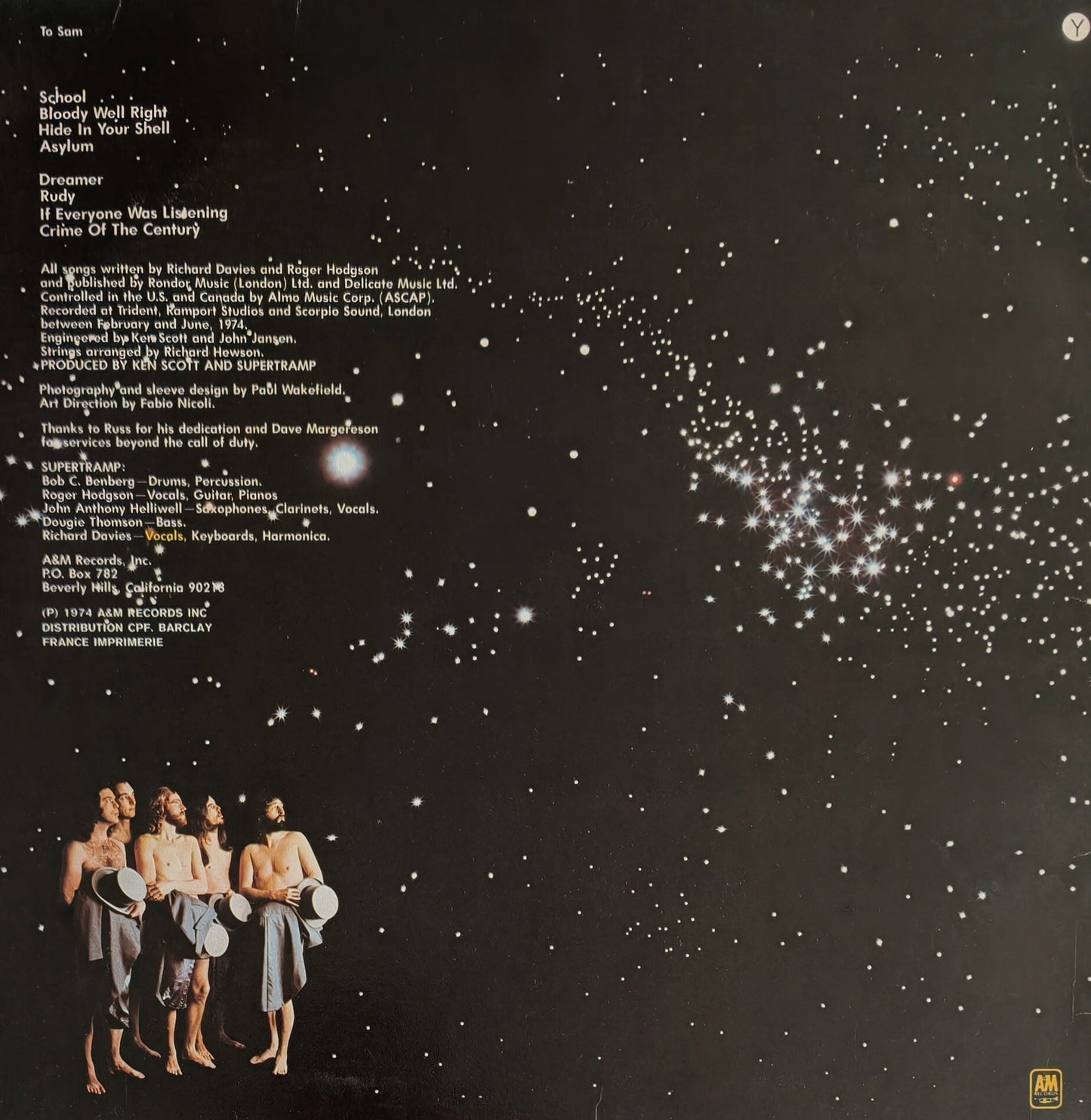 SUPERTRAMP - Crime Of The Century