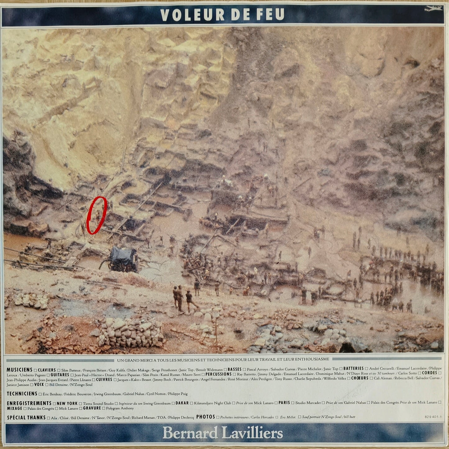 BERNARD LAVILLIERS - Voleur De Feu