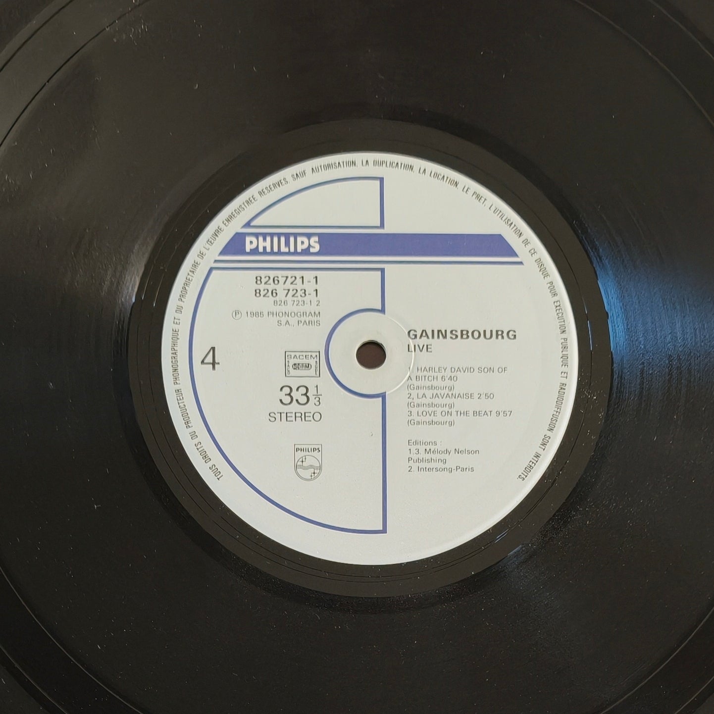 SERGE GAINSBOURG - Live