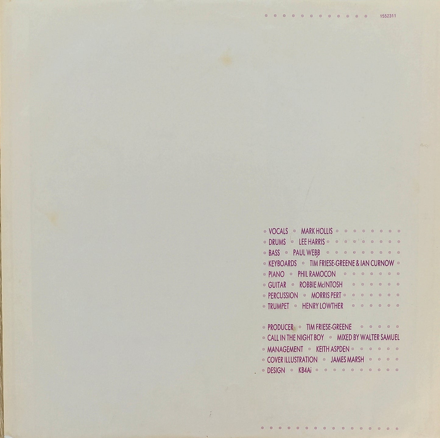 TALK TALK - It's My Life