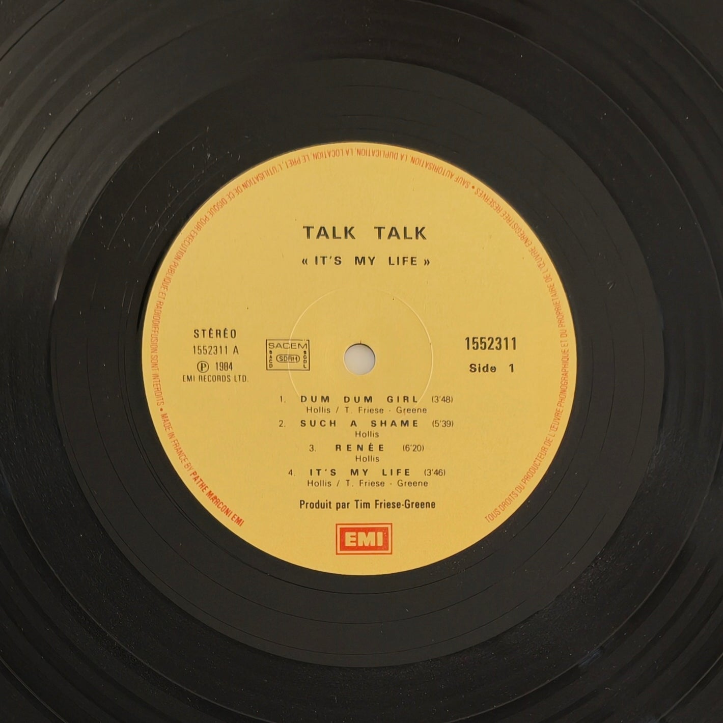 TALK TALK - It's My Life