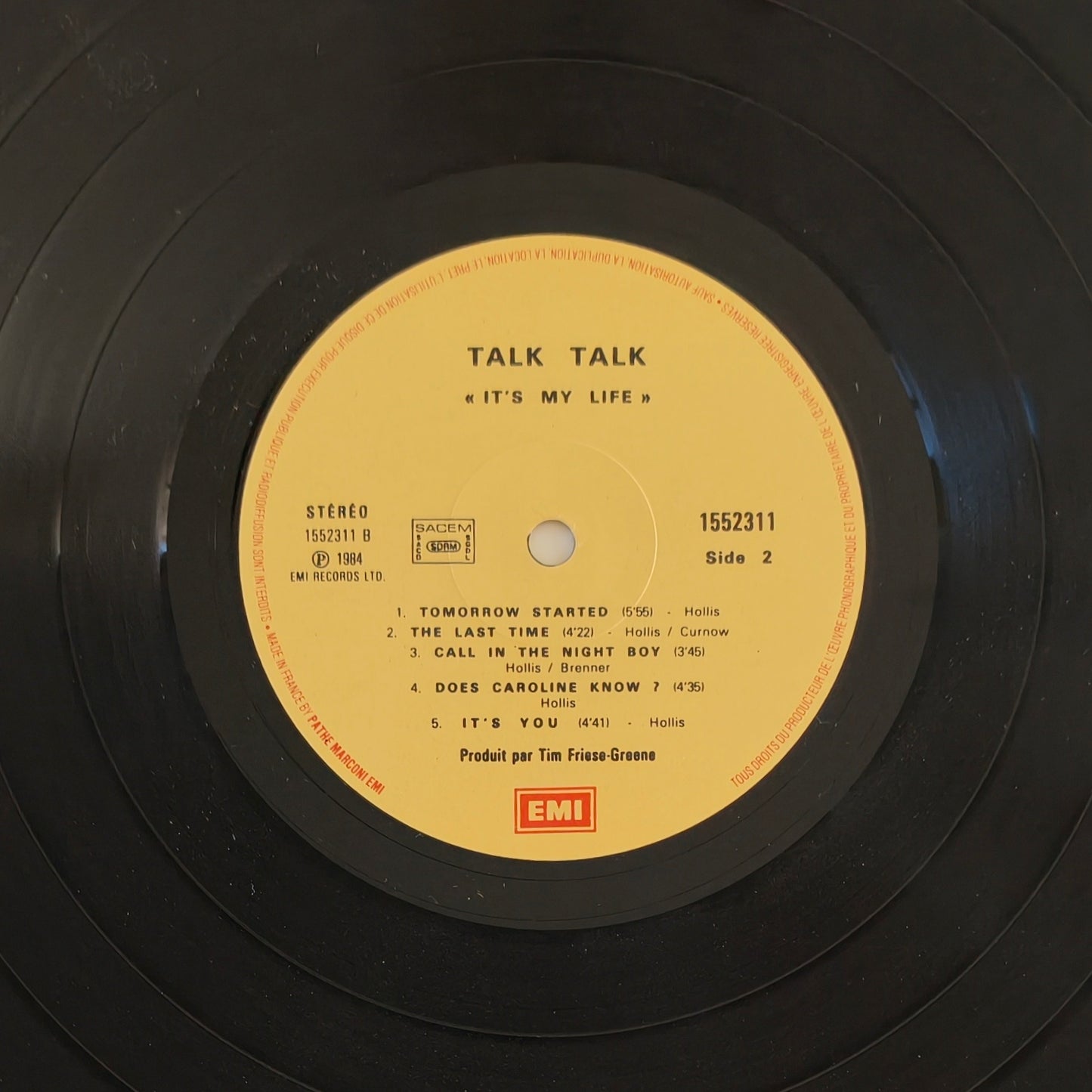 TALK TALK - It's My Life