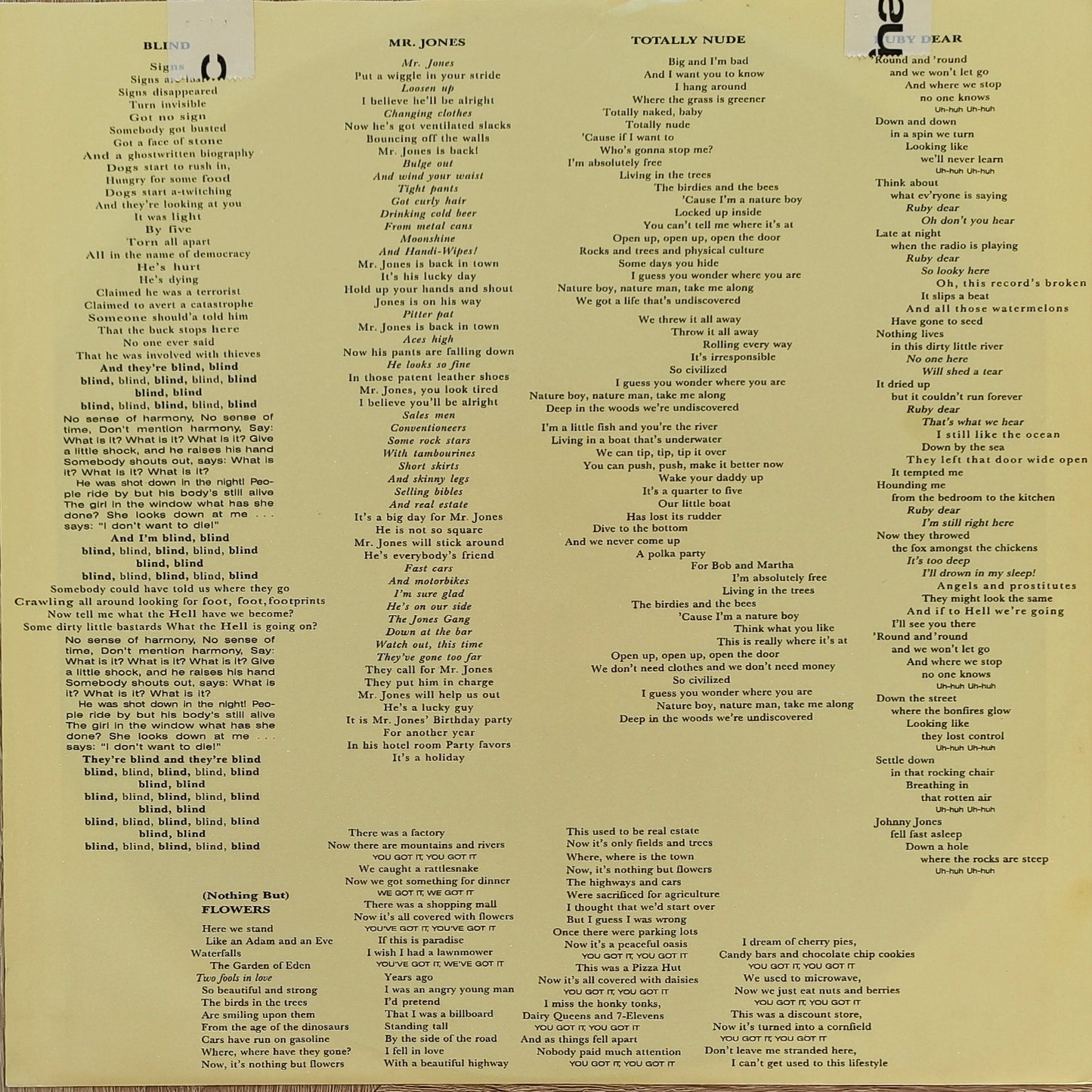 TALKING HEADS - Naked