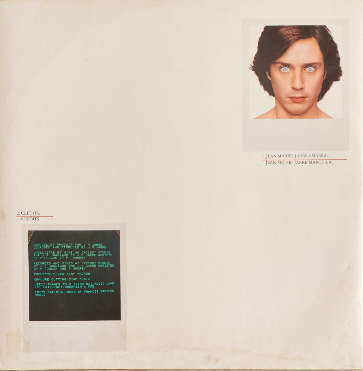 JEAN MICHEL JARRE - Les Chants Magnétiques = Magnetic Fields