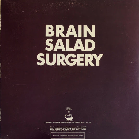 EMERSON, LAKE & PALMER - Brain Salad Surgery