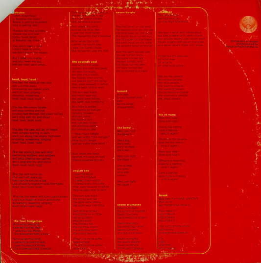 APHRODITE'S CHILD - 666 (Pressage US)