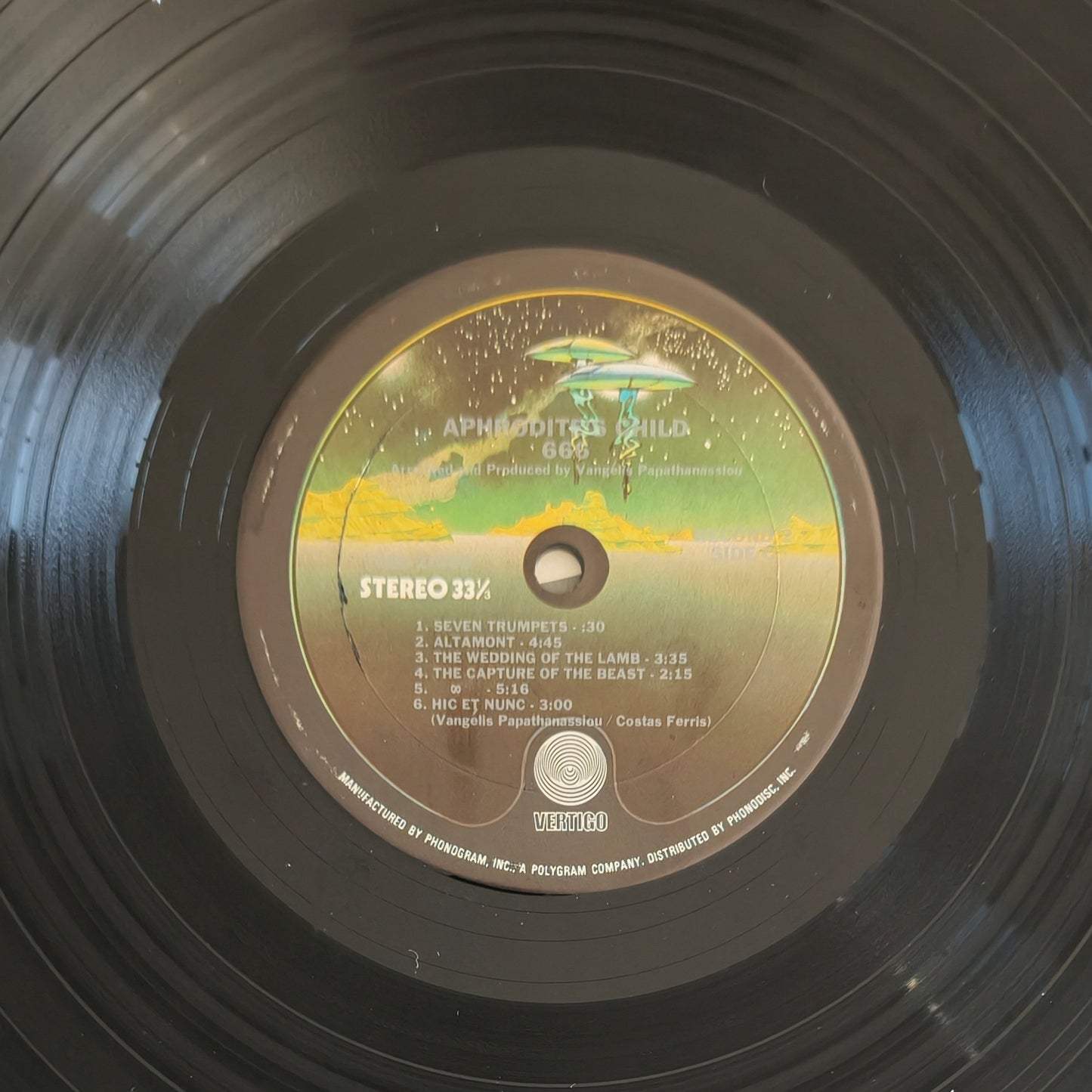 APHRODITE'S CHILD - 666 (Pressage US)