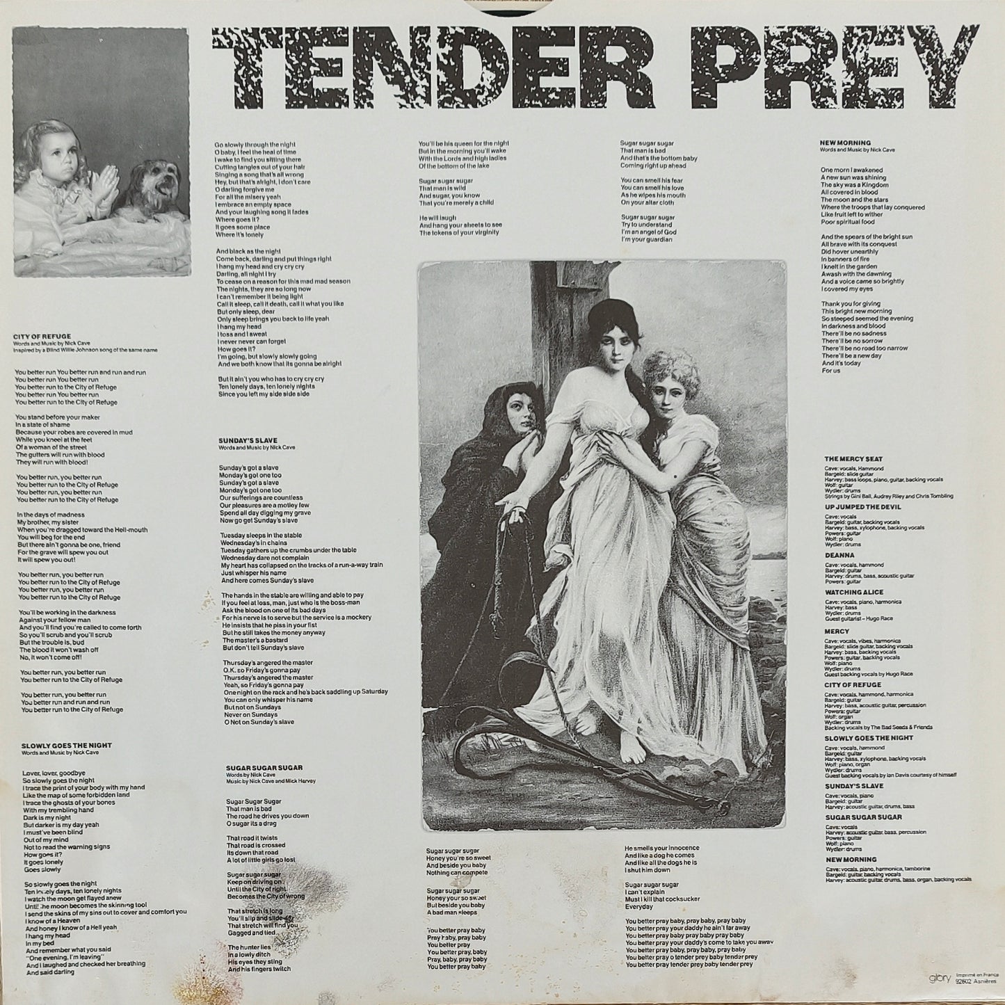 NICK CAVE AND THE BAD SEEDS - Tender Prey