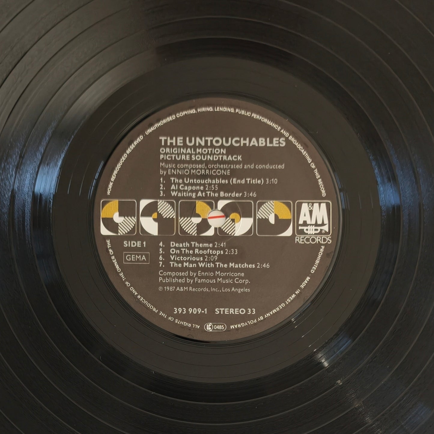 ENNIO MORRICONE - Les Incorruptibles (The Untouchables), Bande Originale Du Film
