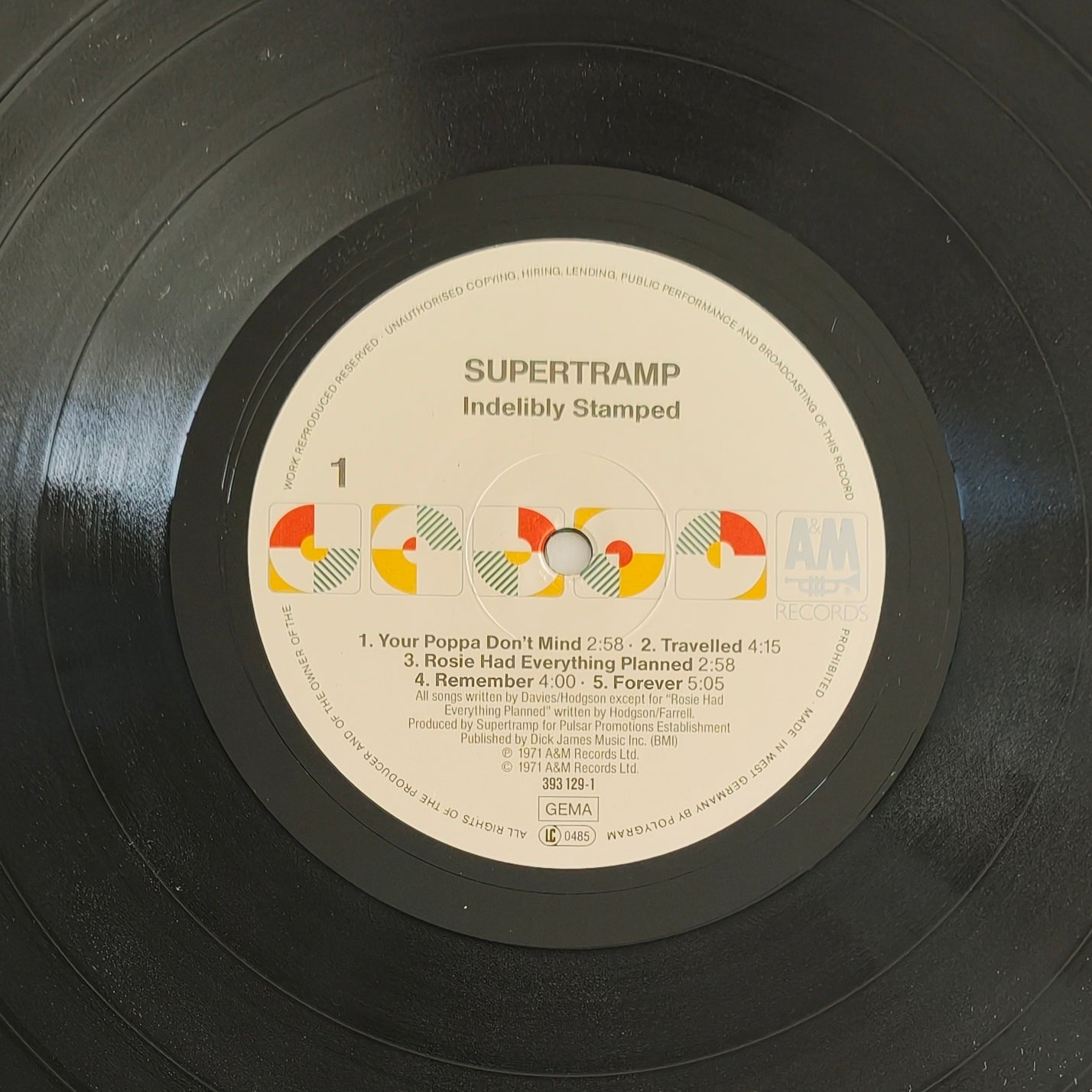 SUPERTRAMP - Indelibly Stamped