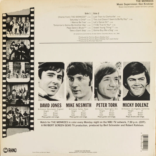 THE MONKEYS - The Monkees (Pressage US)