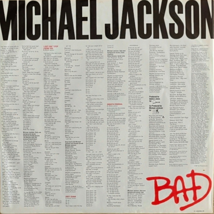MICHAEL JACKSON - Bad
