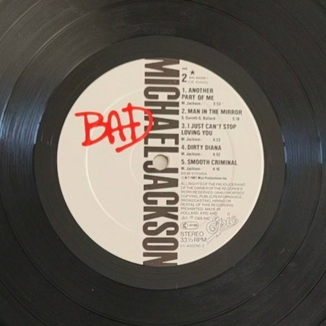 MICHAEL JACKSON - Bad
