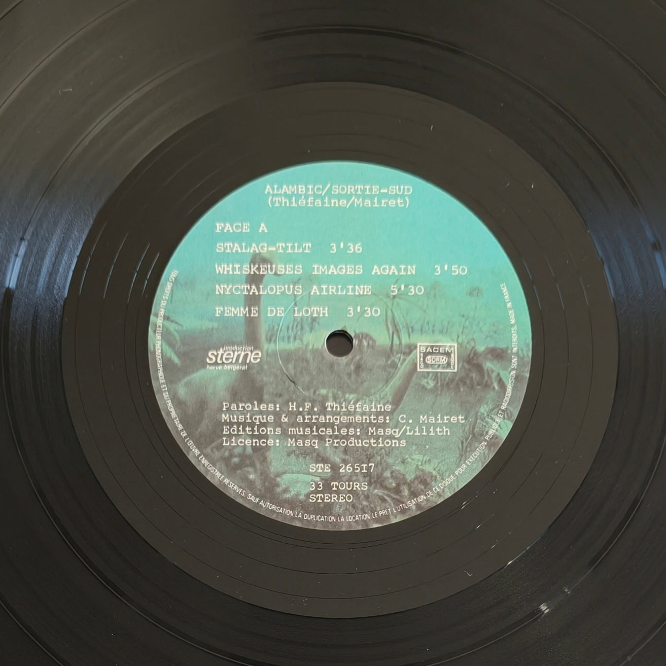 H.F. THIEFAINE - Alambic/Sortie-Sud