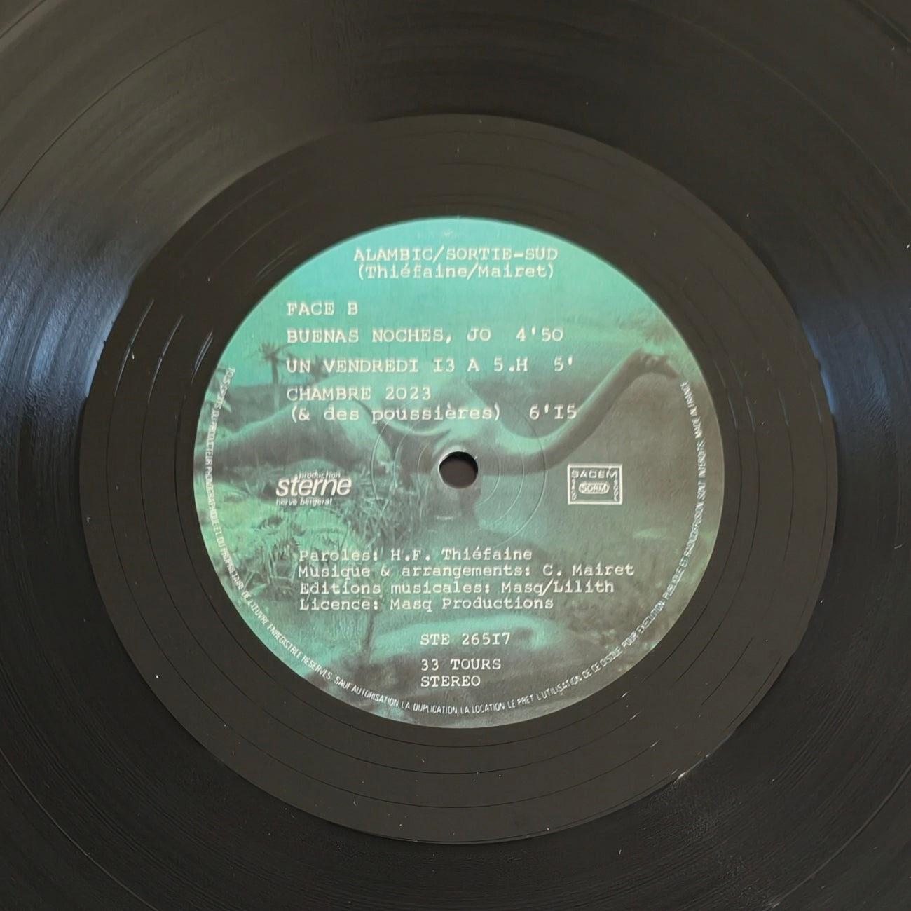 H.F. THIEFAINE - Alambic/Sortie-Sud