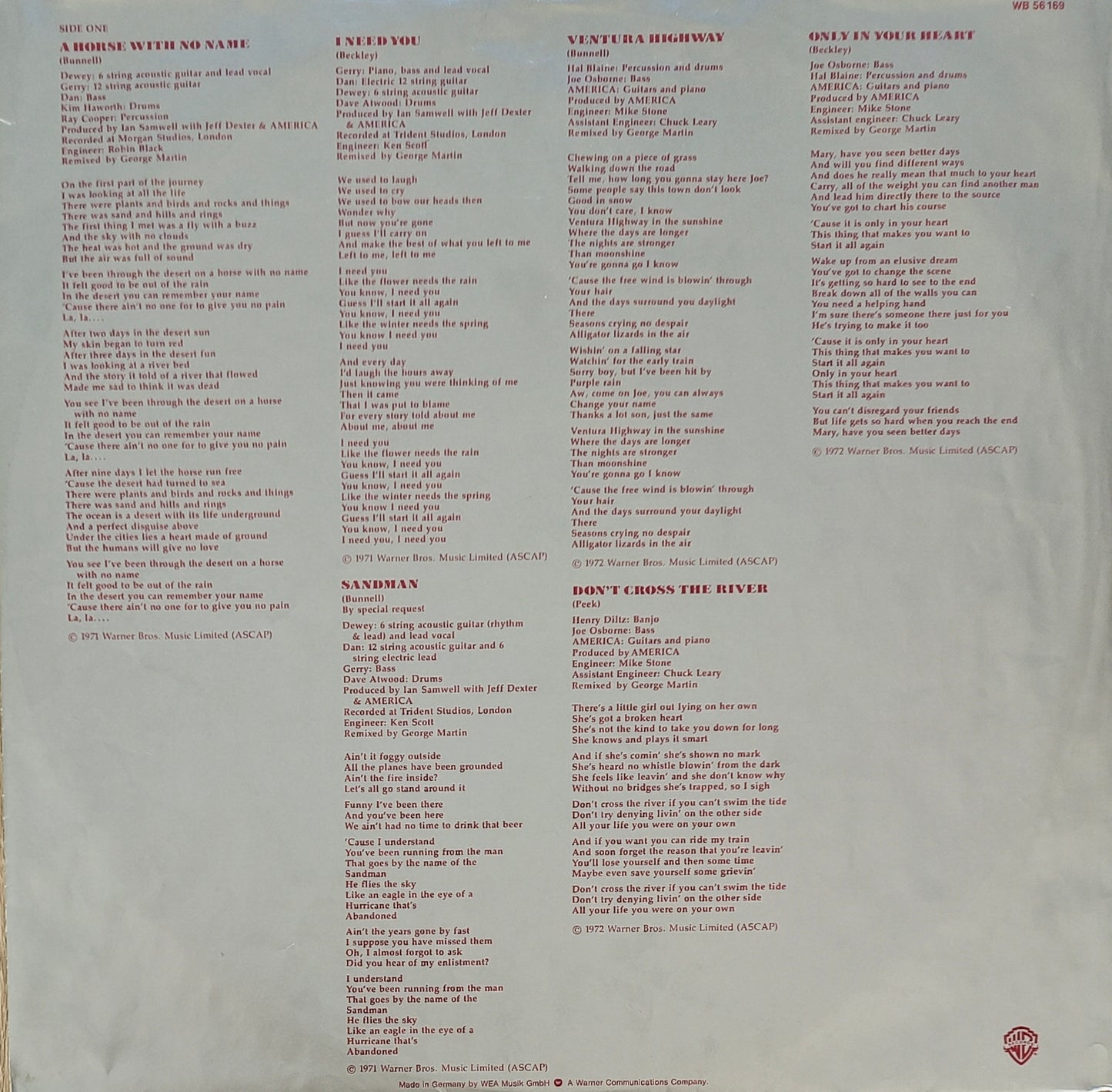 AMERICA - History · America's Greatest Hits