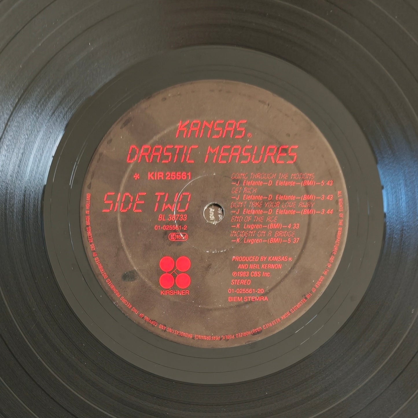 KANSAS - Drastic Measures
