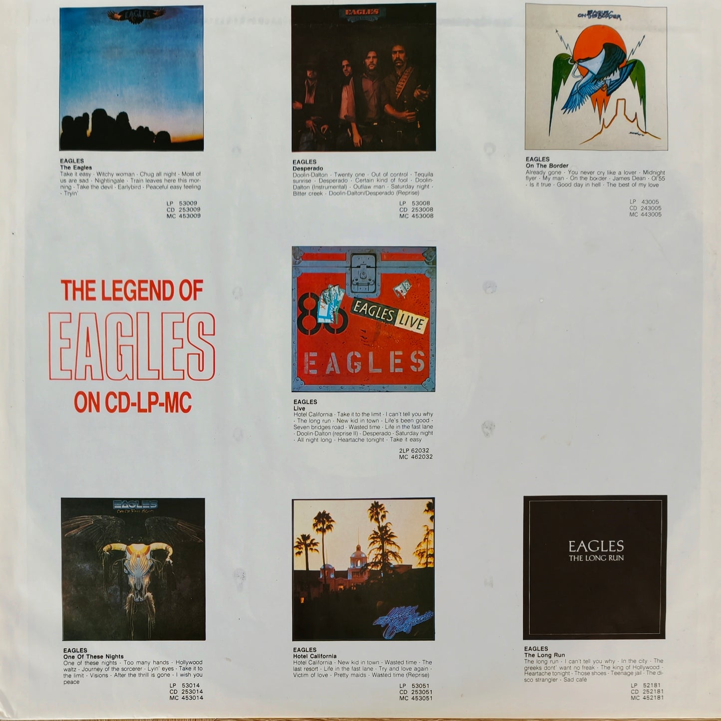 EAGLES -  La Légende Des Eagles