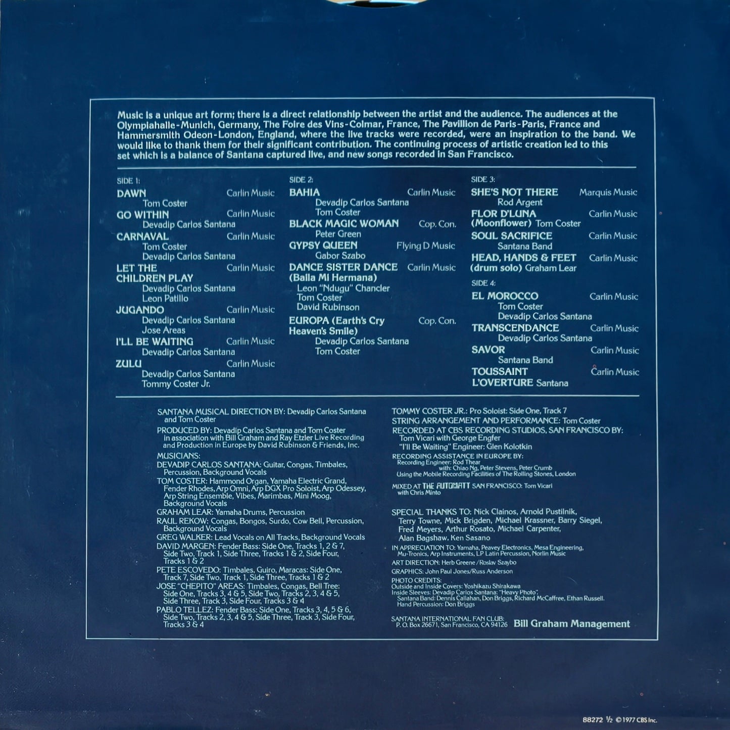 SANTANA - Moonflower