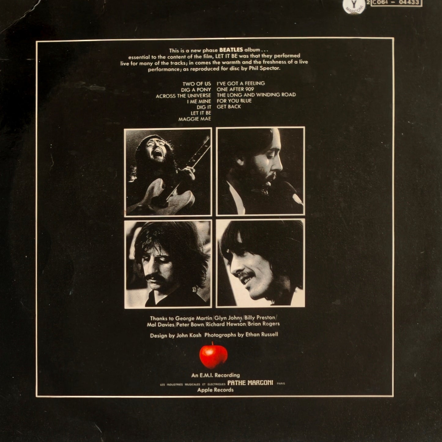THE BEATLES - Let It Be