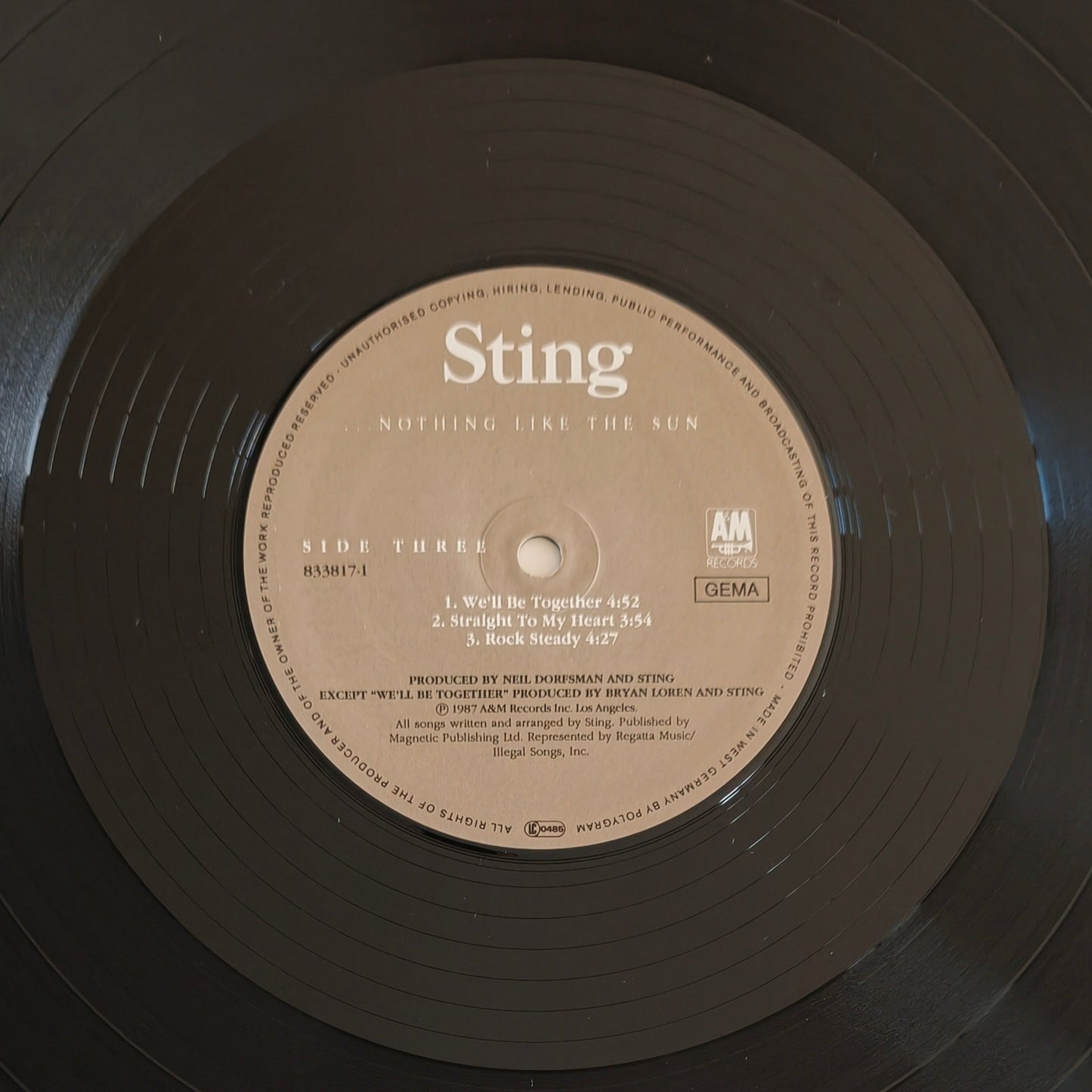 STING - ...Nothing Like The Sun