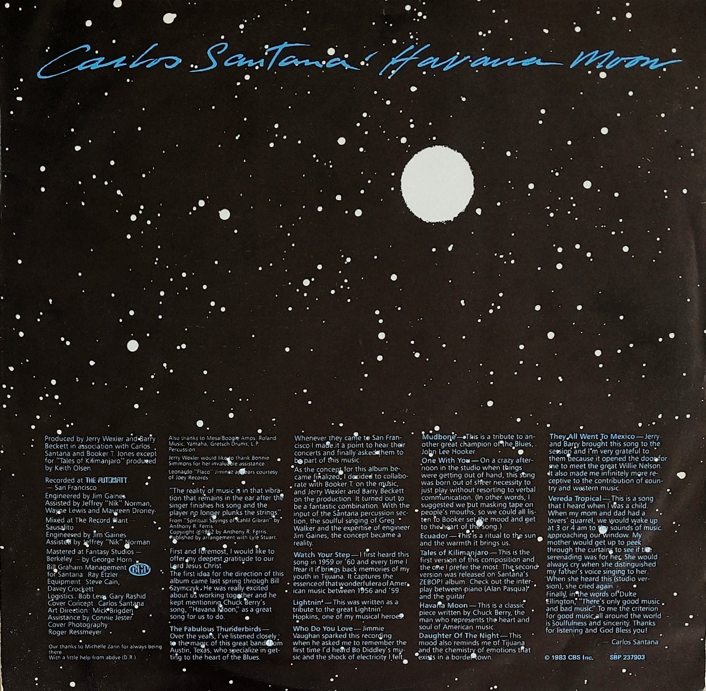 SANTANA - Havana Moon